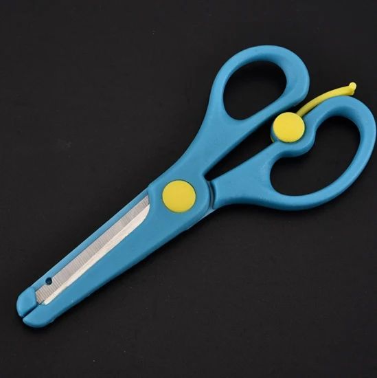 Children Safety Scissors Preschool Training Scissors Trademark AVA Occasion Home Condition New Material Metal Style - Image 6