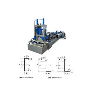 Automatically Making Tile Automatic Change C Z Purlin Making Roll Forming Machine - Image 3