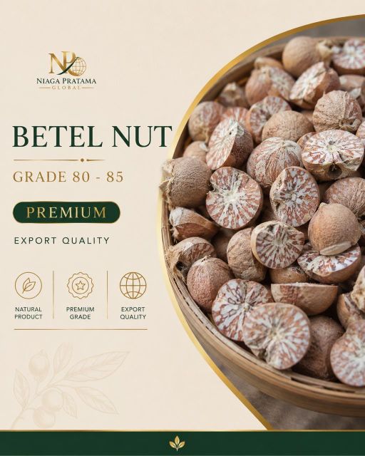 Dried Betel Nut (Areca Nut) Split / Whole Grade 80-85 Export Quality - Premium Indonesia - Image 4