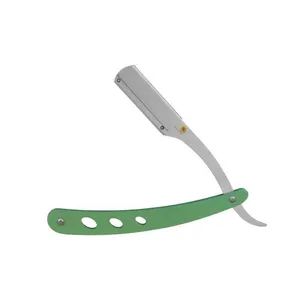 Men s Beard Cutting Shaving Razor Folding Handle Razor Straight Barber Holder Razor - Image 4