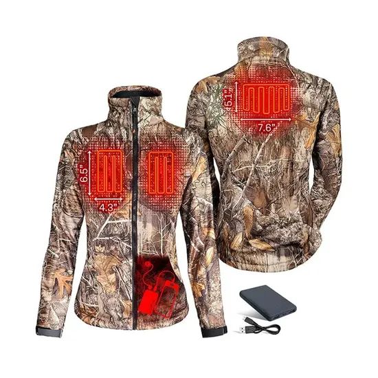 Womens Winter Softshell Heated Jackets Factory Directly Sale Good Quality - Image 2