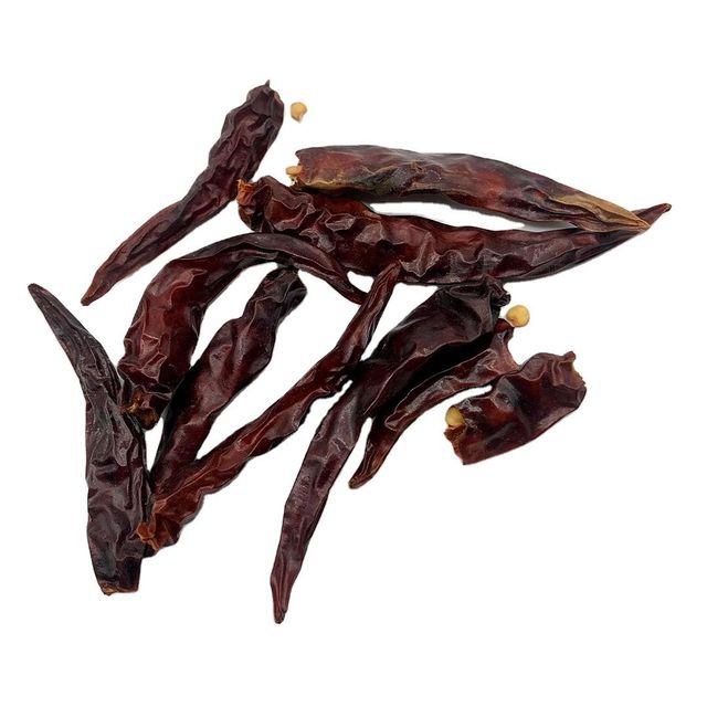 Red dried chili pepper Color red Style Dried Shape Sliced Grade A+ Grade Weight (kg) 0.2 Variety Allspice Shelf Life 1 - Image 1