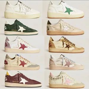 Top Quality Mens Fashion Tennis Sneaker Golden-Goose-Ggdb Ball Star Designer Shoes with Green Leather Star - Image 1