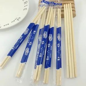 Bamboo Products Kitchenware Dinnerware Custom Disposable Round Chopsticks - Image 2