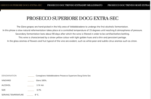 PROSECCO DOC BRUT or EXTRA DRY - Image 2