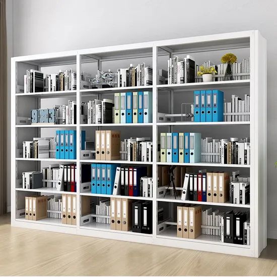 Interior Design Library Bookcases for School Size High Rotary Fixed Style Modern Condition New Folded Folded Layer 6 - Image 2