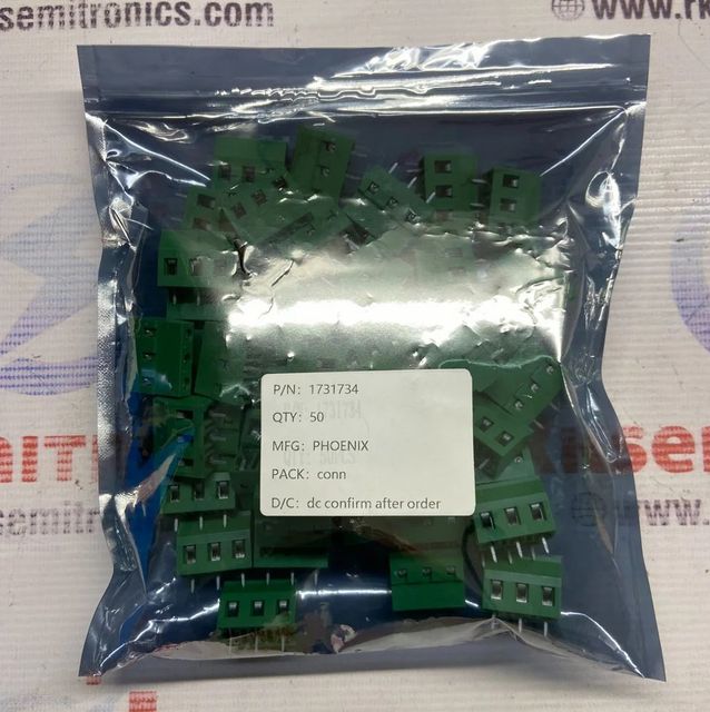 1731734    Fixed Terminal Blocks Color Green Series Gmkds Height 23 Mm Pitch 7.62 Mm Length 11.2 Mm Unit Weight: 6.57 g Unit Weight 6.570 - Image 8