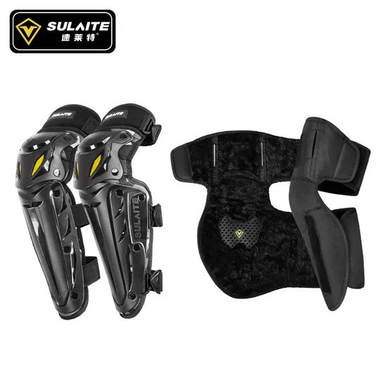Stainless Steel Motorcycle Sports Safety Elbow & Knee Pads Guard Protection Protector Gear Pads - Image 4