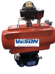 Aluminum Valve Actuator Trademark VESON HS Code 84123900 Material Aluminum Working Type Rotary Origin Shanghai China Specification CE, SGS - Image 2