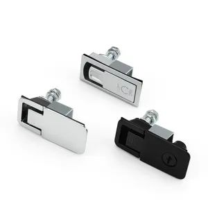 Keyed Zinc Alloy Push Button Compression Lock for Control Panel Enclosure Doors - Image 4