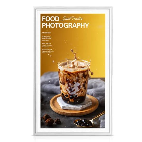 High Resolution Android WiFi Digital Photo Frames Advertising Signage - Image 3