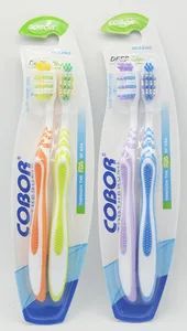 4 Sets Toothbrush for Adults with Multiple Brushing Options Usage Home Age Group Adult Handle Material PP Brush Hardness - Image 3