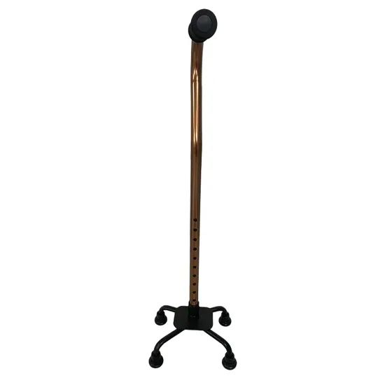 Adjustable Two-Section Handle Walking Stick with Four Legs - Image 1