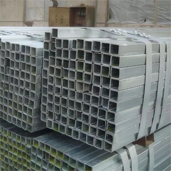 Hot Dipped Hollow Tube Pre Galvanized Customized Carbon Steel Square Pipes - Image 4