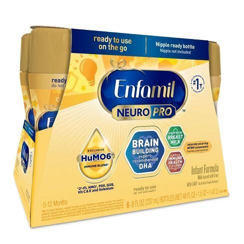 Enfamil NeuroPro Ready-to-Use 8 oz Bottles - Infant Formula For Sale - Image 4