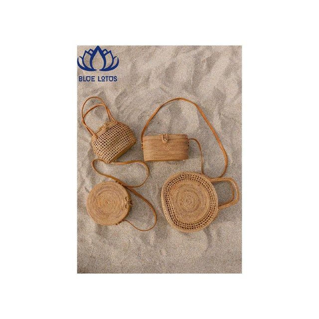 HOT SELLING Eco Friendly Rattan Bag | Natural Handcrafted Woven Bag for Summer Vacation - Image 4