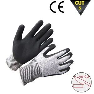Cut Resistant Hand Protection Work Safety Gloves Size S-XL Color Black Origin China Length Medium MOQ 3600pairs Trademark - Image 4