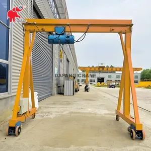 Adjustable Height Small Mini Portable Mobile Gantry Crane 5 Ton - Image 1