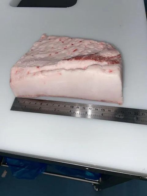 Frozen Iberian pork back fat available from Spain.  Product: • Iberian pork back fat • Rindless • Frozen • Spain origin  Available grades: • 3+ • 4+  Packaging: • Approx. 900 kg per EUR pallet • Industrial bulk packing • Frozen storage and loading  Additional specifications and logistics details upon request. - Image 3