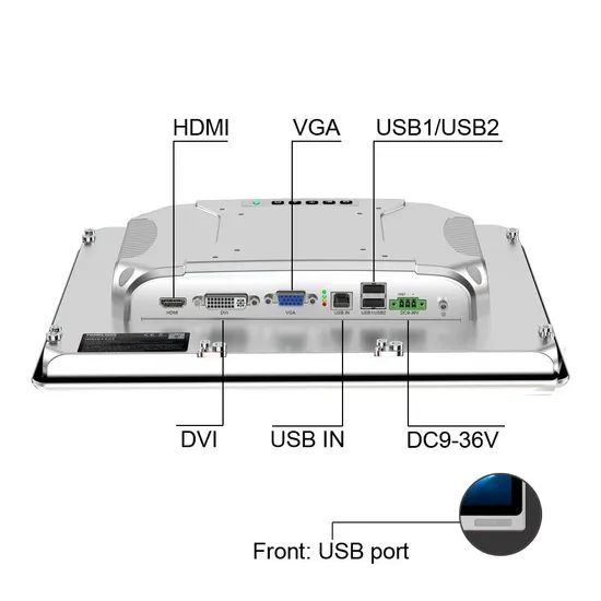 12.1 Inch Industrial Embedded Control Panel IP65 Waterproof Dustproof Capacitive Touch Screen Monitor HMI LCD Display Manufacturers - Image 3