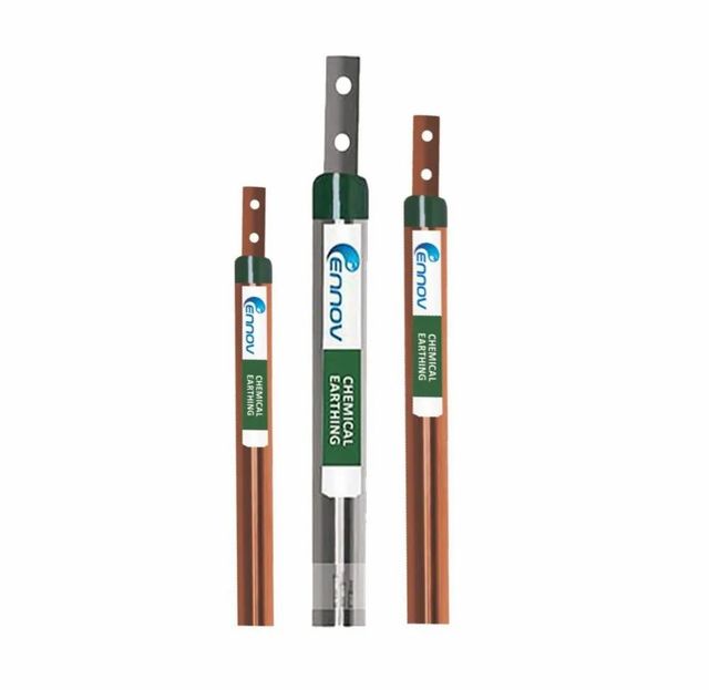 Earthing Rod Length 2m/3m Diameter 40mm/50mm Lifespan 25+ Years Resistance Less Than 1 Ohm Standards Is 3043, Iec 62561 Corrosion Resistance - Image 1