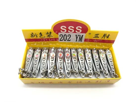 SSS 202ym Baby Nail Clippers MOQ 6000PCS Color Silver Trademark SSS Brand Name SSS Thickness 1.2mm Shape Flat Head Origin - Image 1