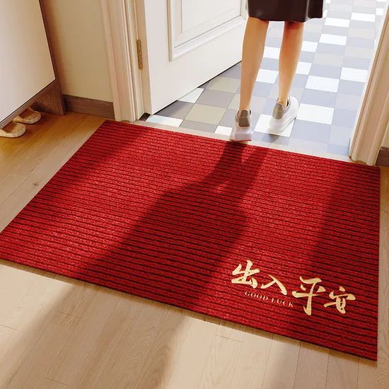 Custom Washable PVC Rubber Backing Our Door Mats for Home Entrance - Image 1