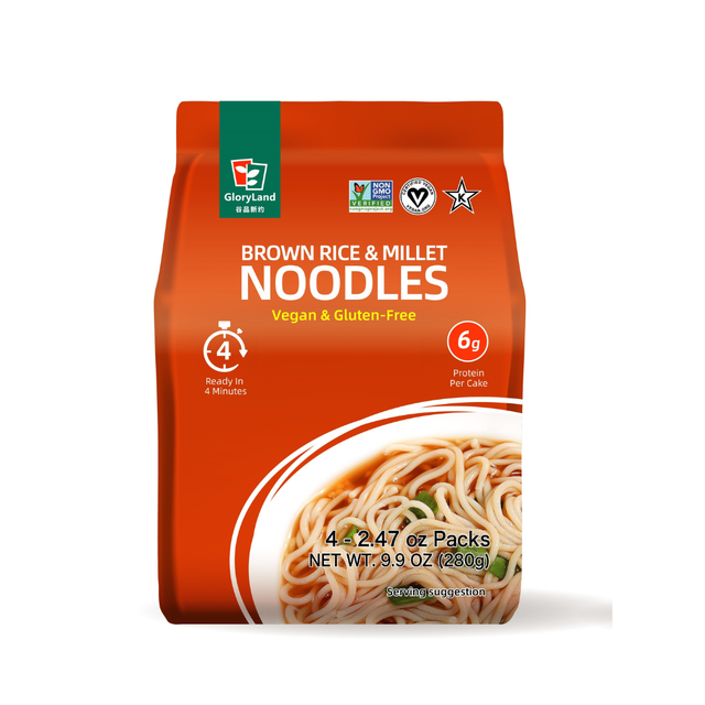 Gluten Free Brown Rice and Millet Ramen Noodles, 2 ingredients, Vegan, Rice product - Image 3