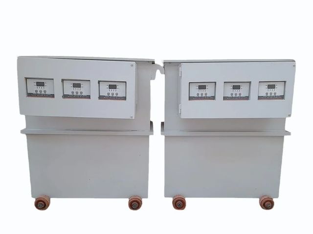 50 KVA 3 Phase Linear Voltage Stabilizer Capacity 50 kVA Phase Three Phase Input Voltage 340 V Type Semi-automatic Material Mild - Image 1