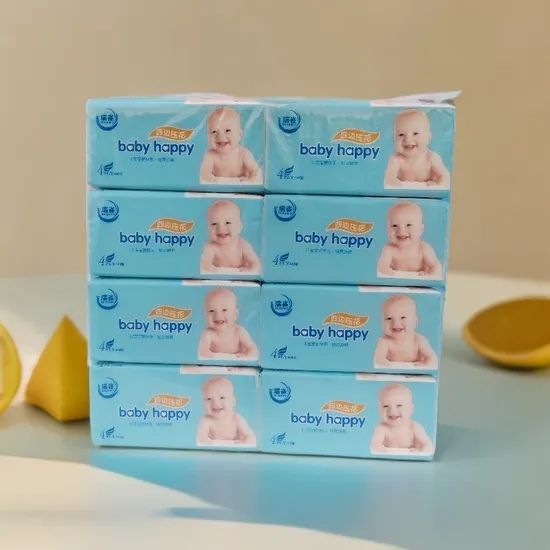 Wholesale Customized 100% Virgin Wood Pulp Delicate Soft Emboss Facial Tissue Paper Towels - Image 1