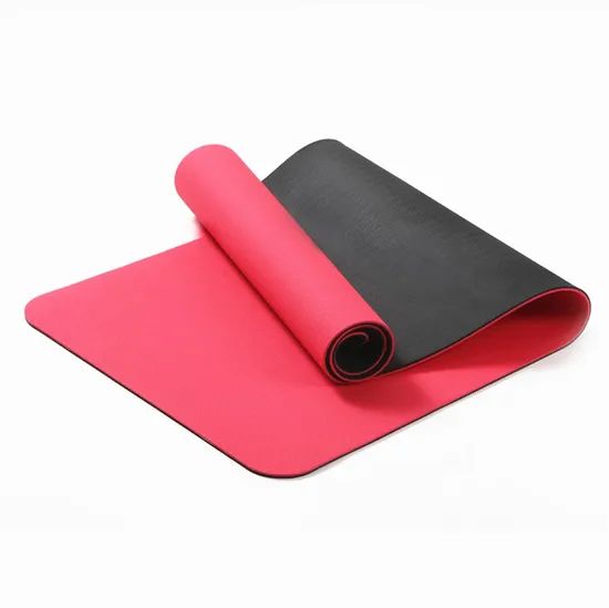 Eco Friendly 10mm Home Exercise Gym Workout Sports Non Slip Custom Fitness Branded TPE PU Yoga Mat - Image 2