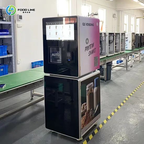 Commercial Protein Powder Vending Machine Smart Touch Screen Operation ...