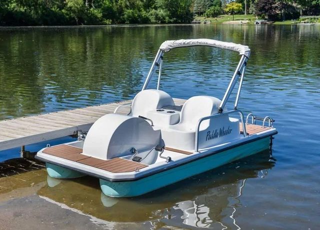 Water Pedal Peddle Foot Power Boat Crafted For Relaxing Outdoor Fun With Reliable And Efficient Pedal System - Image 4