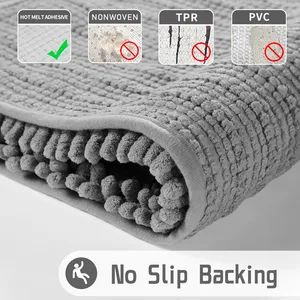 Extra Soft Non Slip Absorbent Water Bath Rug Bathroom Rug Mat - Image 4