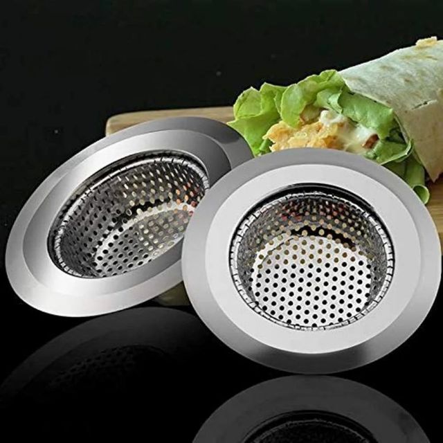 Stainless Steel Kitchen Sink Strainer Shape Round Color Silver Water Flow Free Flow Material Stainless Steel Diameter Full Rim 4 - Image 1