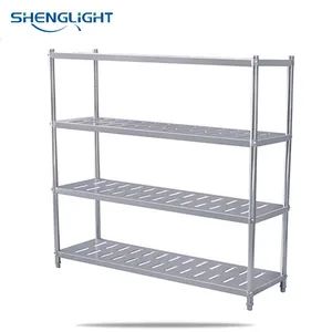 Stainless Steel Shelves Free Standing Storage Racking Size Medium Shape Common Color Slivery Packaging Set Design Simple - Image 2