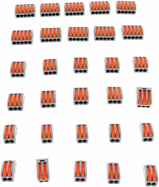 Electrical Connectors . PCT 213 Amp 30A Brand AR Color Good Current 230V Type PCB Mount Wire Gauge 2.5 Mm Current Rating - Image 1