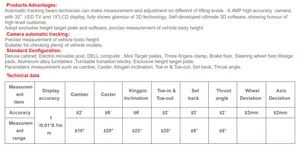 Garage Equipment Car 3D Wheel Alignment Turntables/ Tire Alignment/Wheel Alignment Gauges - Image 2