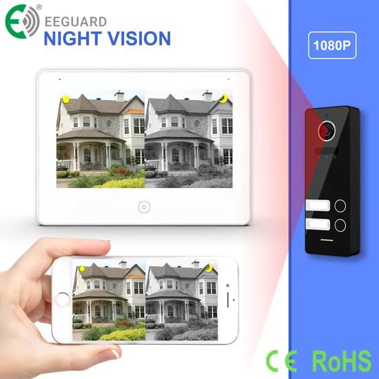 2-Wire 7 Inch WiFi Video Intercom Door Phones 2 Family Tuya Security - Image 5