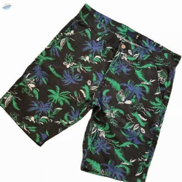 Cotton Printed Short Summer Wear Half Pant Texture Breathable Pattern Type Plain Material Cotton Twill Performance Quick - Image 1
