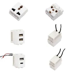 OEM Electrical Outlet Multi Function Wall Power Socket with Protective Door - Image 4