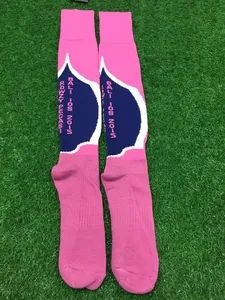 Healong Custom Ice Hockey Sock Unisex Polyester Tall Leg Warmers 1Y MOQ1 Pair - Image 4