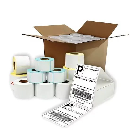 Heat Transfer Thermal Barcode Labels Direct Thermal Sticker Paper Roll - Image 4