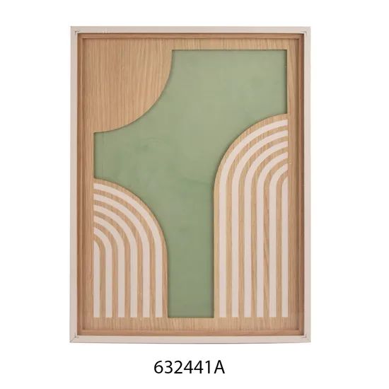 MDF Abstract Line Hanging Wall Art Frame - Image 2