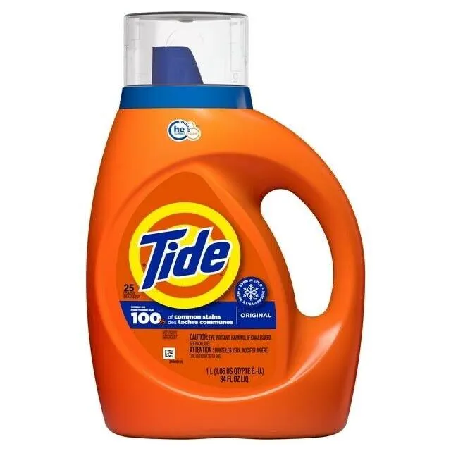 Tide Laundry Detergent 138 oz Color Safe Eliminates Odor Fabric Softener Additive - Image 3