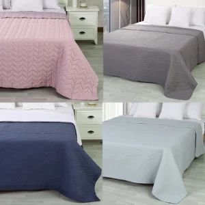 Warm Bed Throws Polyester Coverlet Quilted Ultrasonic Bedspread - Image 1
