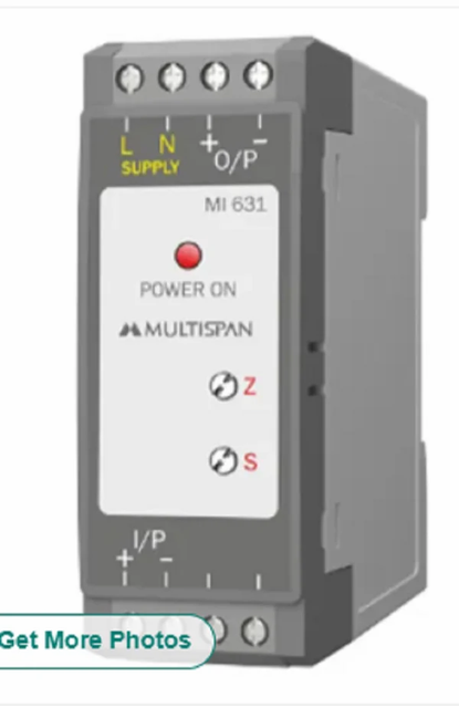 Vertical Multispan Signal Isolator, For Industrial Color Grey Dual Output With Output Type Analog Input Voltage 230 V Output Voltage 240 - Image 1