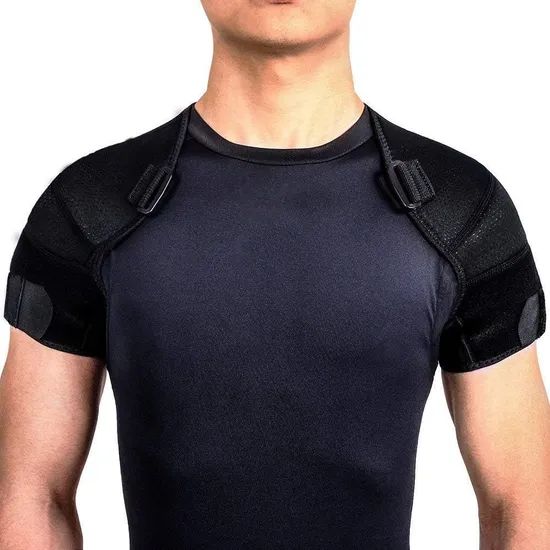Customize Double Shoulder Support Brace Strap Wrap Neoprene Protector - Image 5