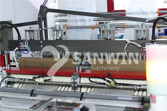 Fully Automatic High Speed Two Line Garment Cover (Laundry Bag) , Garbage Bags, Vegetable Bags & Table Sheets-on-Roll Making Machine (With Core) - Image 4