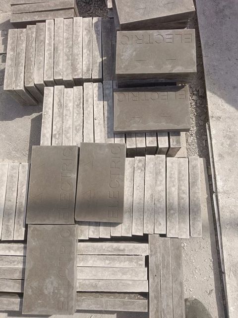 PVC Concrete Cable Cover Color grey Material PVC Size 300x180x40 Mm Dimensions 300×180×40 Mm Usage/Application - Image 3